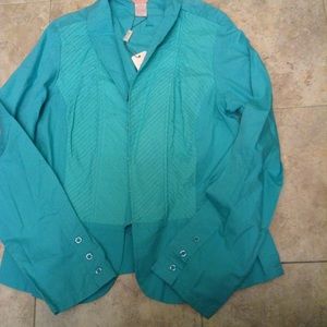 Long sleeve blouse Italy NWT